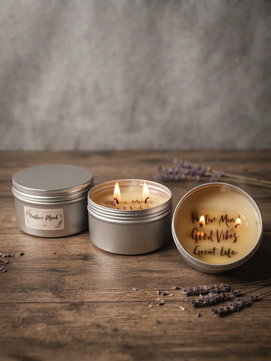 Personalised Message Candle