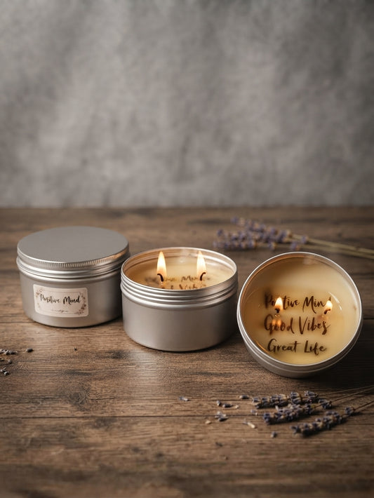 Personalised Message Candle